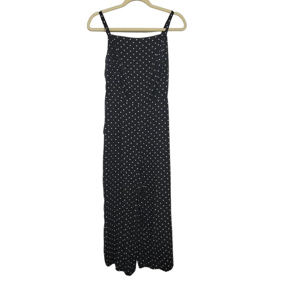 Old Navy Pants - Old Navy Polka Dot Romper Medium Square Neck Y2K Spaghetti Strap 597